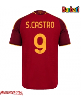 AS Roma Santiago Castro #9 Tricou Fotbal Replică 2026-27 Barbati Acasa AS Roma Santiago Castro #9 Tricou Fotbal Replică 2026-27 Barbati Acasa